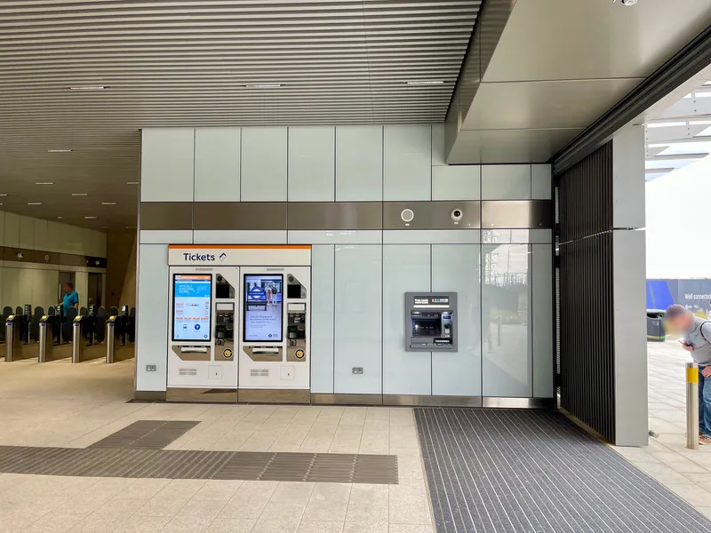 Station ticket machines — for journeys inside the London area you can just tap and go